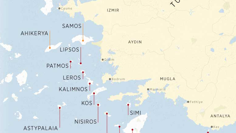 Ελληνικά νησιά στο στόχαστρο της Άγκυρας
