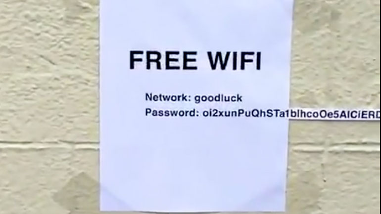Δωρεάν σύνδεση στο wi-fi