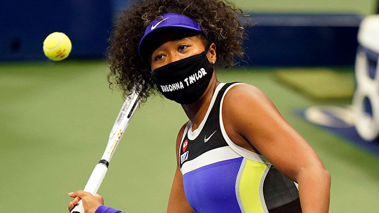 Η Naomi Osaka έχει 7 διαφορετικές μάσκες με τα ονόματα των αφροαμερικανών θυμάτων της αστυνομικής βίας