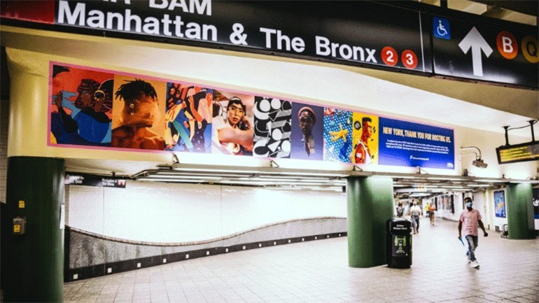 Έκθεση σε σταθμό του μετρό στο Μπρούκλιν εορτάζει τα Video Music Awards
