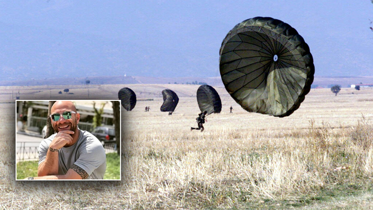Θλίψη για τον 34χρονο αλεξιπτωτιστή