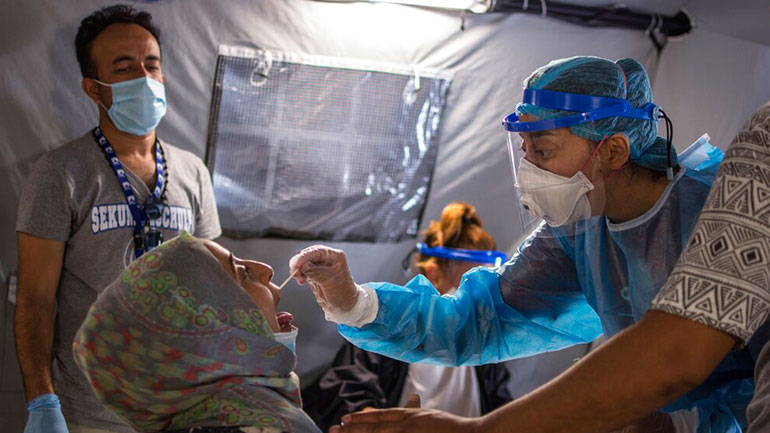 Μυτιλήνη: Ακόμη δύο μετανάστες βρέθηκαν θετικοί στον Covid -19