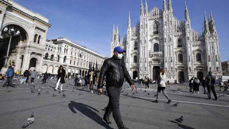 Ιταλία: 1695 νέα κρούσματα κορωνοϊού το τελευταίο 24ωρο και 16 νεκροί