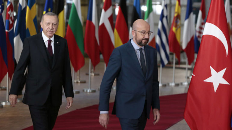 Μισέλ σε Ερντογάν: Η ΕΕ είναι σε πλήρη αλληλεγγύη με Ελλάδα – Κύπρο Μισέλ σε Ερντογάν: Η ΕΕ είναι σε πλήρη αλληλεγγύη με Ελλάδα – Κύπρο