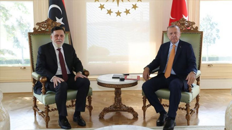 Ο Ερντογάν συναντήθηκε με τον επικεφαλής της Κυβέρνησης Εθνικής Ενότητας της Λιβύης Ο Ερντογάν συναντήθηκε με τον επικεφαλής της Κυβέρνησης Εθνικής Ενότητας της Λιβύης