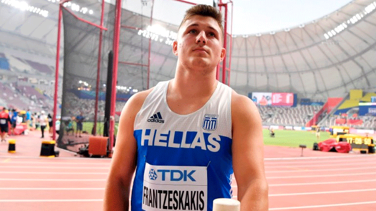 Σφυροβολία: Νέο ατομικό ρεκόρ με 76.78μ από τον Φραντζεσκάκη!