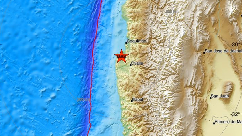 Σεισμική δόνηση 6,2R στη Χιλή