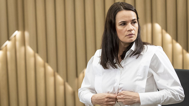 Λευκορωσία: Η Σ. Τιχανόφσκαγια δηλώνει ότι η απαγωγή στελέχους έχει ως στόχο να εκτροχιάσει την αντιπολίτευση