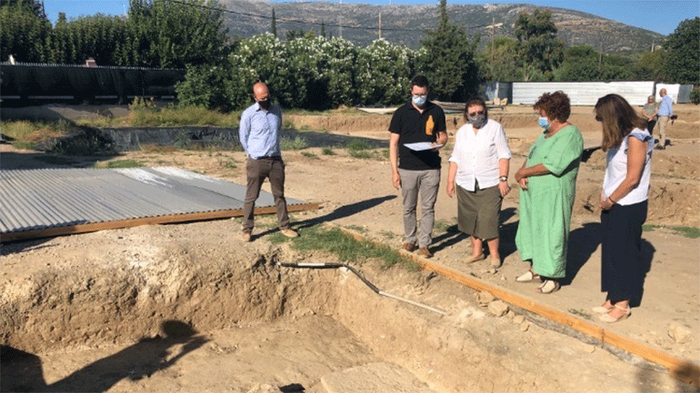 Αυτοψία Λ. Μενδώνη στα έργα Πολιτισμού που διενεργούνται σε Χαλκίδα και Ερέτρια