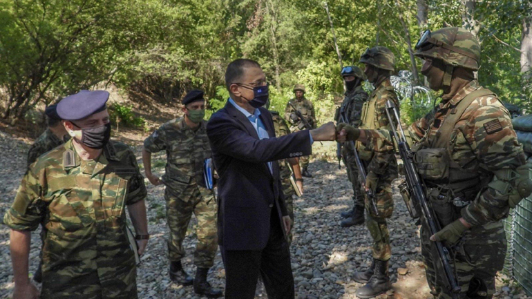 Στο Κέντρο Εκπαίδευσης Ειδικών Δυνάμεων Νέας Περάμου ο Αλκιβιάδης Στεφανής