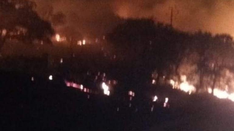 Πυρκαγιά στη Λέσβο