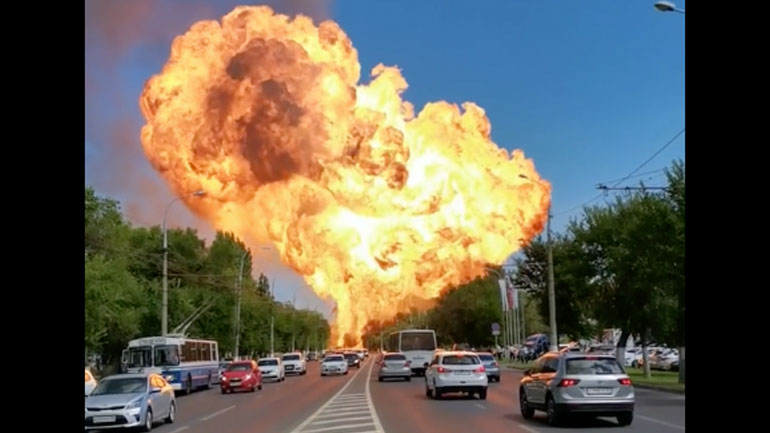 Έκρηξη σε βενζινάδικο 