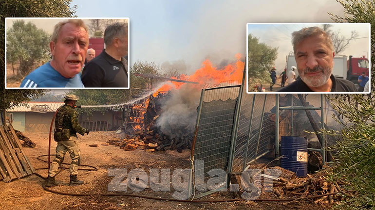 Δραματική έκκληση του δημάρχου Σαρωνικού στη Ζούγκλα: «Δεν ελέγχεται η κατάσταση – Εκκενώστε την περιοχή»