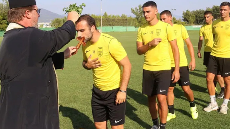 Άρης: Αγιασμός και αποστολή για την πρεμιέρα με τη Λαμία