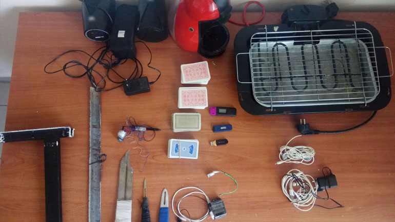 Μέχρι και ηλεκτρική ψησταριά έκρυβαν οι κρατούμενοι των φυλακών Δομοκού