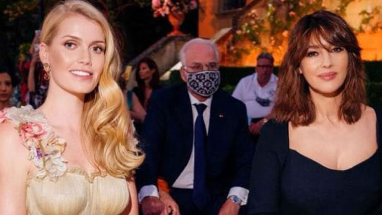 Η λαίδη Kitty Spencer παρέδωσε μαθήματα στυλ και κομψότητας στο show των Dolce & Gabbana στη Φλωρεντία