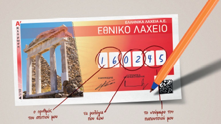 Εθνικό Λαχείο: Πρώτη κλήρωση στις 15 Σεπτεμβρίου και μεγάλο έπαθλο 1.000.000 ευρώ!