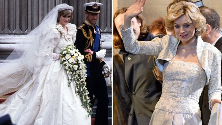 The Crown: H Emma Corrin περιγράφει τη στιγμή που φόρεσε το νυφικό της Diana