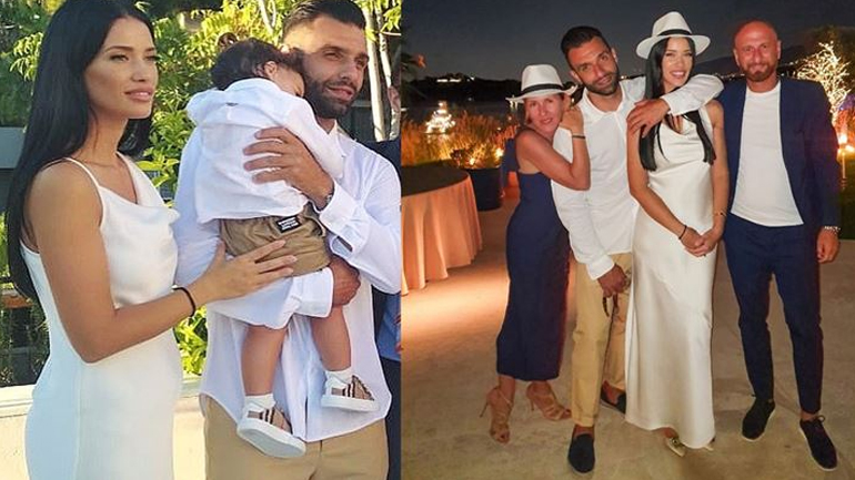 Η Αθηνά Πικράκη και ο Γιώργος Τζαβέλλας βάφτισαν τον γιο τους