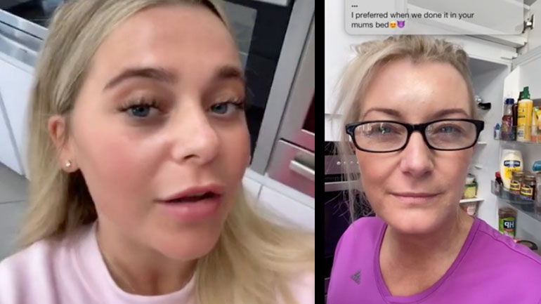 Μητέρα διαβάζει ένα ακατάλληλο μήνυμα