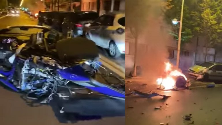 Κόπηκε στα δύο το Audi R8!