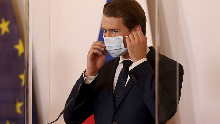 Ενίσχυση της χρήσης μάσκας και των μέτρων αποστασιοποίησης στην Αυστρία