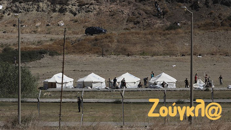 Ξεκίνησαν οι εκσκαφές στον προσωρινό καταυλισμό των μεταναστών στη Λέσβο