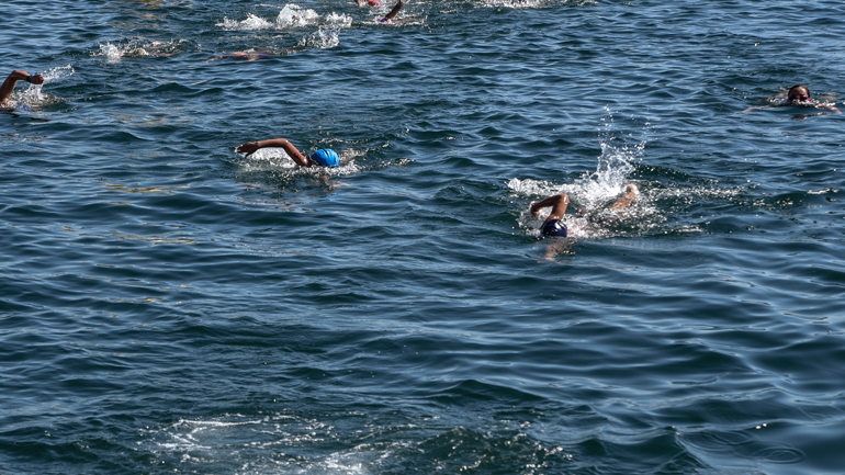 Πανελλήνιο Πρωτάθλημα σε ανοιχτή θάλασσα: Κυνηγάκης και Λεμπλ νικητές στα 5 χλμ.