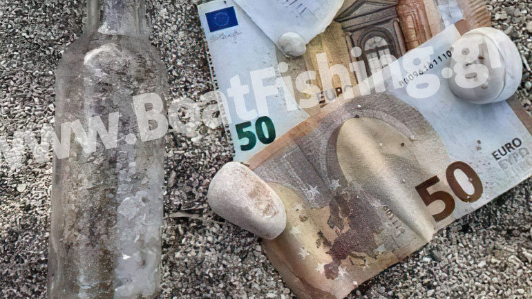 “Ψάρεψαν” μπουκάλι με 100 ευρώ – τάμα προς τον Πανορμίτη