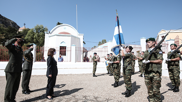 Στο Καστελόριζο η Πρόεδρος της Δημοκρατίας