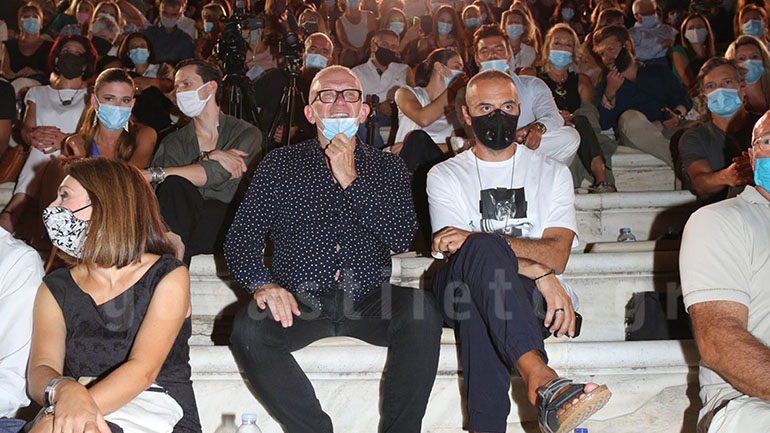 Ο Jean Paul Gaultier απόλαυσε τον Σάκη Ρουβά στο Ηρώδειο