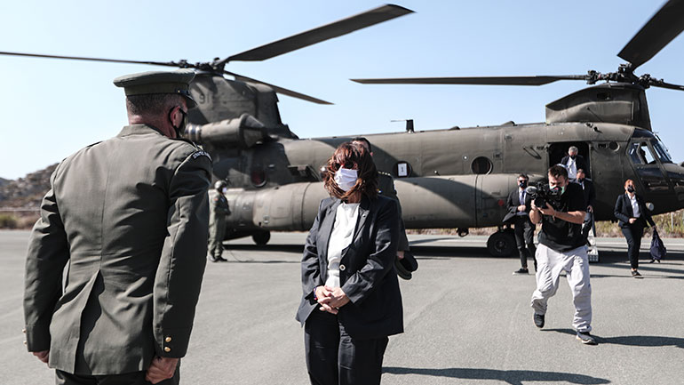 Στο Καστελόριζο η Κατερίνα Σακελλαροπούλου