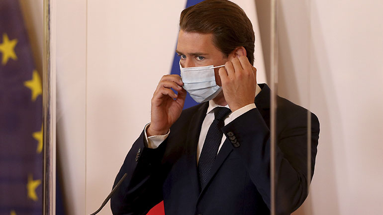 Σ. Κουρτς: Η Αυστρία έχει εισέλθει στο «δεύτερο κύμα» της επιδημίας