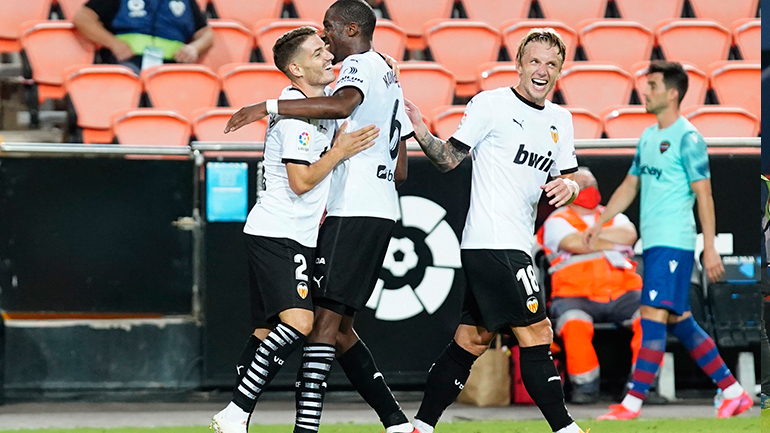 Νικήτρια στο ντέρμπι η Βαλένθια, 4-2 την Λεβάντε