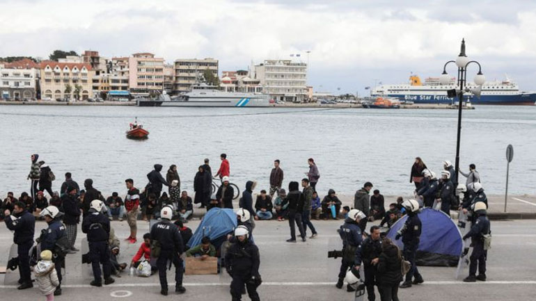 Μυτιλήνη: Διαδήλωση μεταναστών και προσφύγων