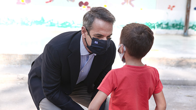 Κ. Μητσοτάκης: Φέτος, εκτός από γράμματα, θα μάθουμε και κάτι παραπάνω για το πώς να είμαστε όλοι υπεύθυνοι πολίτες