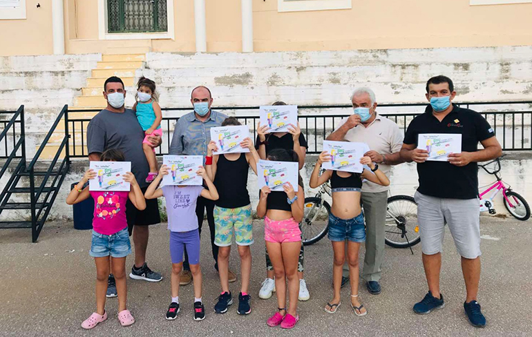 Όσα παιδιά συμμετείχαν παρέλαβαν και αναμνηστικό δίπλωμα