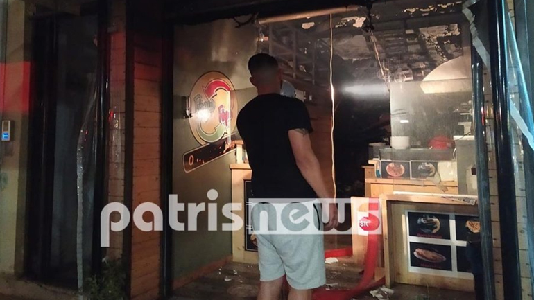 Παρανάλωμα του πυρός ψητοπωλείο στην Αμαλιάδα