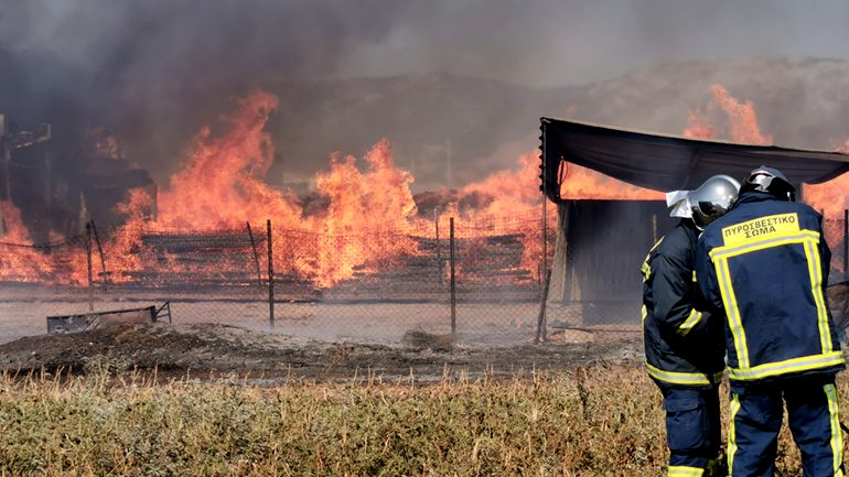 Πυρκαγιά στον Ασπρόπυργο