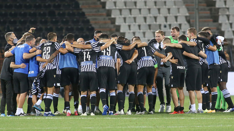 Οι ξέφρενοι πανηγυρισμοί των παικτών του ΠΑΟΚ για τη νίκη-πρόκριση επί της Μπενφίκα!