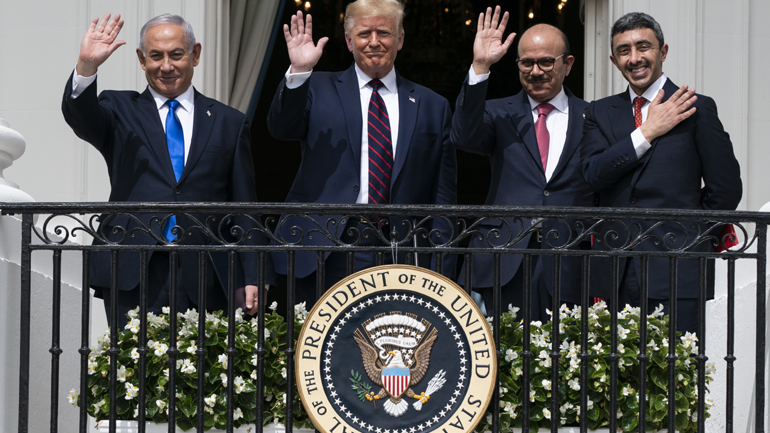 Ισραήλ, Μπαχρέιν και ΗΑΕ υπέγραψαν δύο ιστορικές συμφωνίες