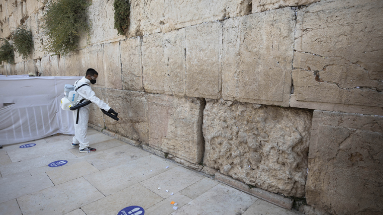 Ισραήλ:  Κλείνει για τρεις εβδομάδες η Πλατεία των Τεμενών στην Ιερουσαλήμ λόγω κορωνοϊού