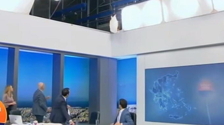 Φωτιά έπιασε στο πλατό του Γιώργου Παπαδάκη