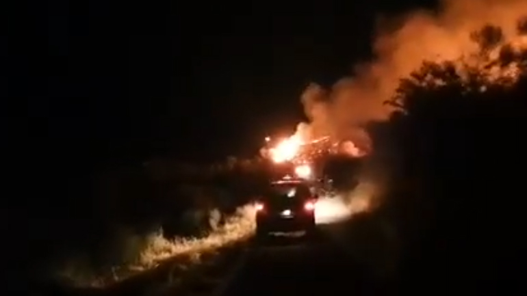 Πυρκαγιά στην περιοχή των Συχαινών-Βούντενης στην Πάτρα