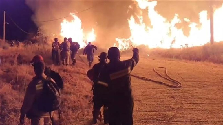 Οριοθετημένη η φωτιά στην περιοχή Βούντενη της Πάτρας