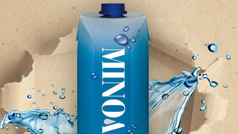 Το πρώτο εμφιαλωμένο νερό σε χάρτινη συσκευασία