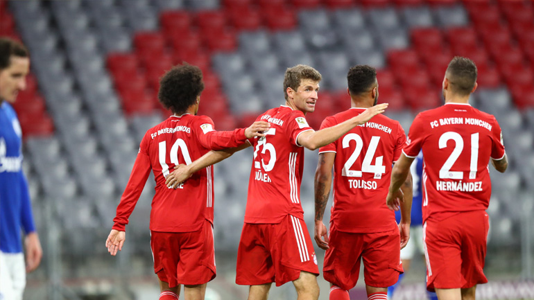 Γερμανία: «Άστραψε και βρόντηξε» στην πρεμιέρα η Μπάγερν, συνέτριψε 8-0 τη Σάλκε