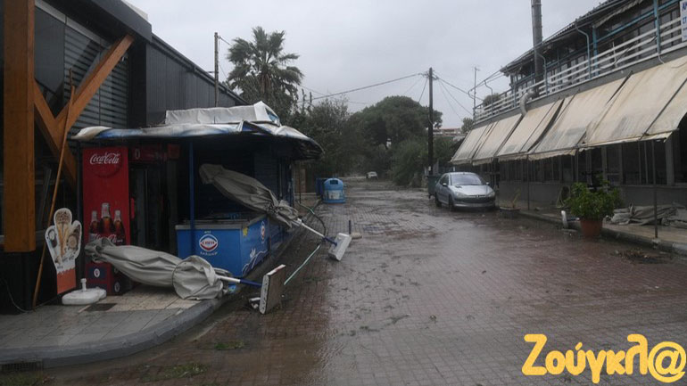 Ο «Ιανός» στην Ηλεία: Δείτε εικόνες από την Κουρούτα