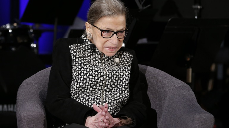 ΗΠΑ: Πέθανε σε ηλικία 87 ετών η δικαστής Ρουθ Μπέιντερ Γκίνσμπεργκ