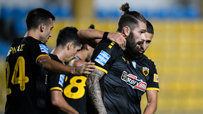 Ξεκίνησε με νίκη στο πρωτάθλημα η ΑΕΚ, 2-0 τον Παναιτωλικό στο Αγρίνιο